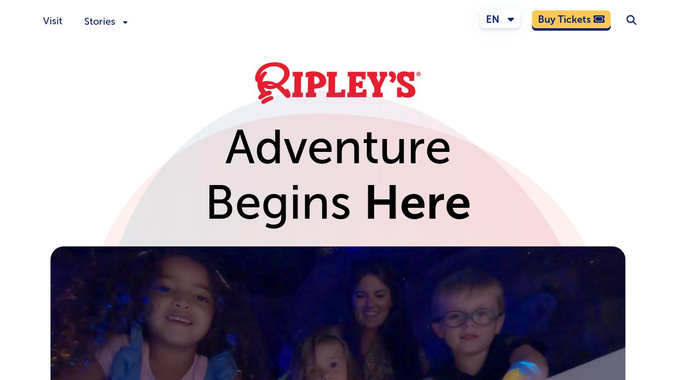 Visit our Ripley’s Believe It or Not! aquariums and attractions, today. Immerse yourself in a world of wonder and create memories with your friends and family.