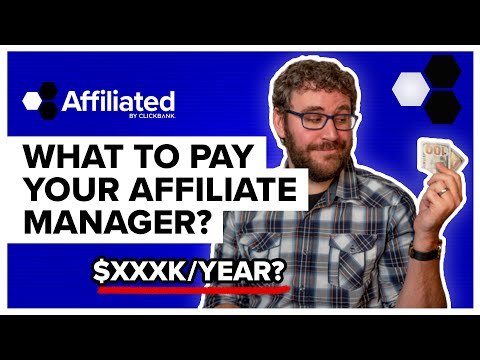 Youtube video: How Much Should You Pay Your Affiliate Manager?
