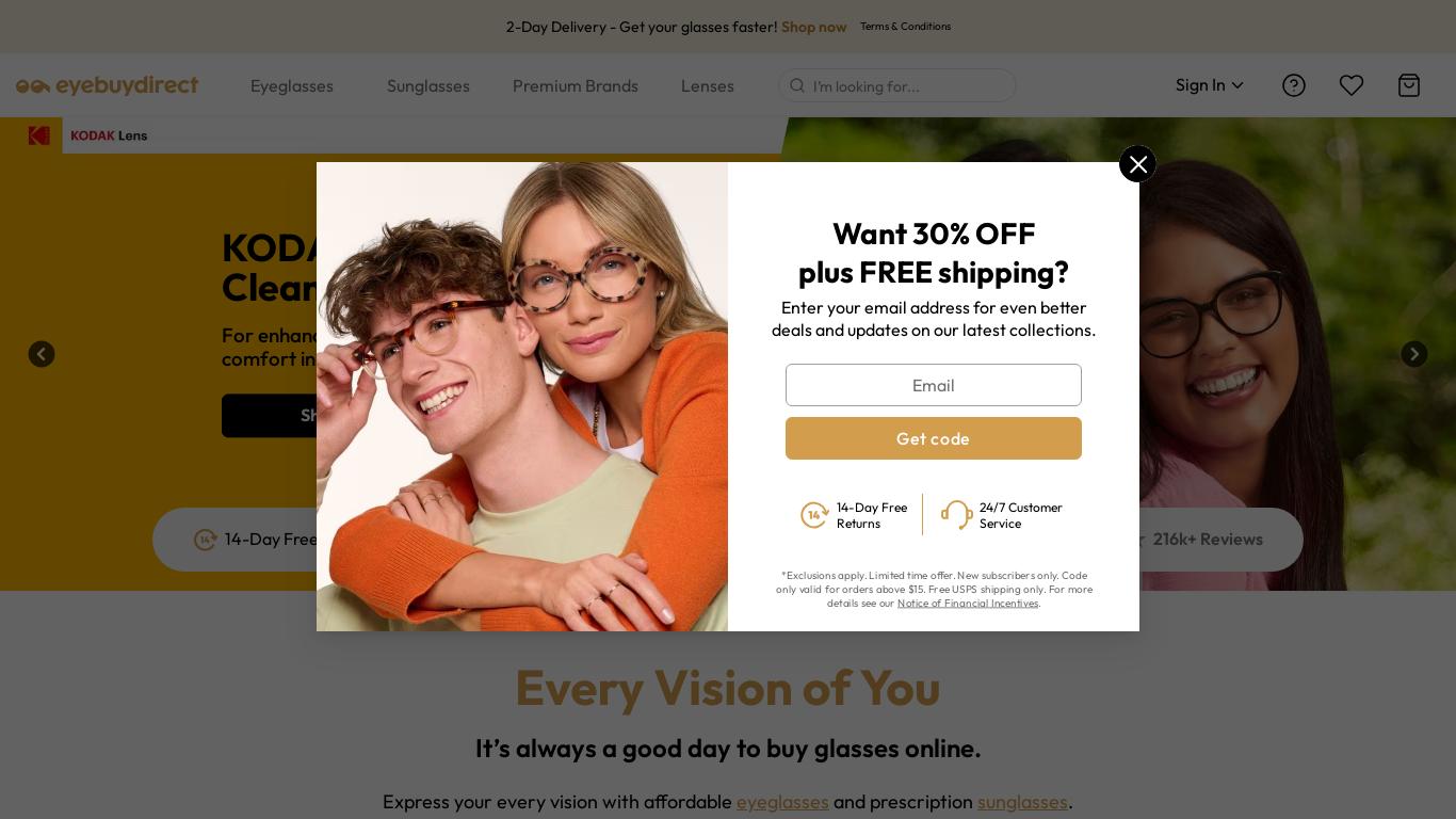 Shop for high-quality glasses and sunglasses at EyeBuyDirect.com, Starting at just $6. See our huge selection of prescription eyewear in our online store now.