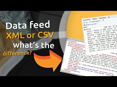 Youtube video: Data feed XML or CSV - what's the difference? (Dropshipping)