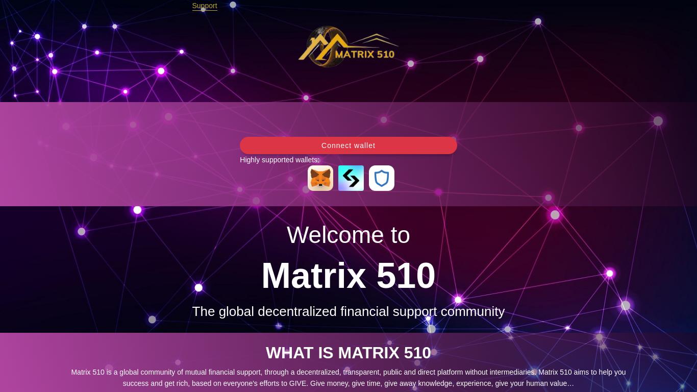 Matrix 510 - DeFi community