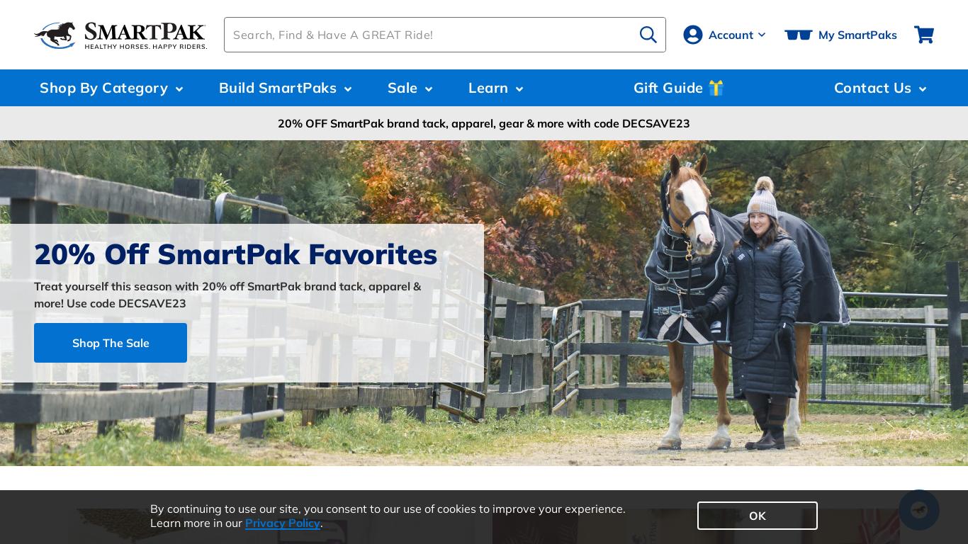 SmartPak Equine is the premier online provider of horse supplies and equine supplements.