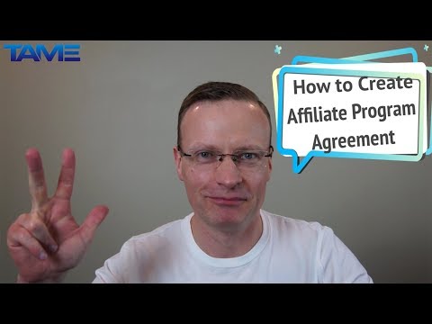 Youtube video: Affiliate Program Agreement How to Create One (and a Template)
