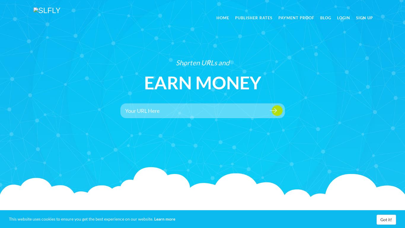 SlFly Earn money by using our Shortlink Service